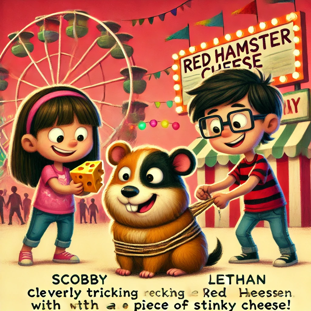 Scobby, Lely, and Jonathan tricking RedHamsterCheese